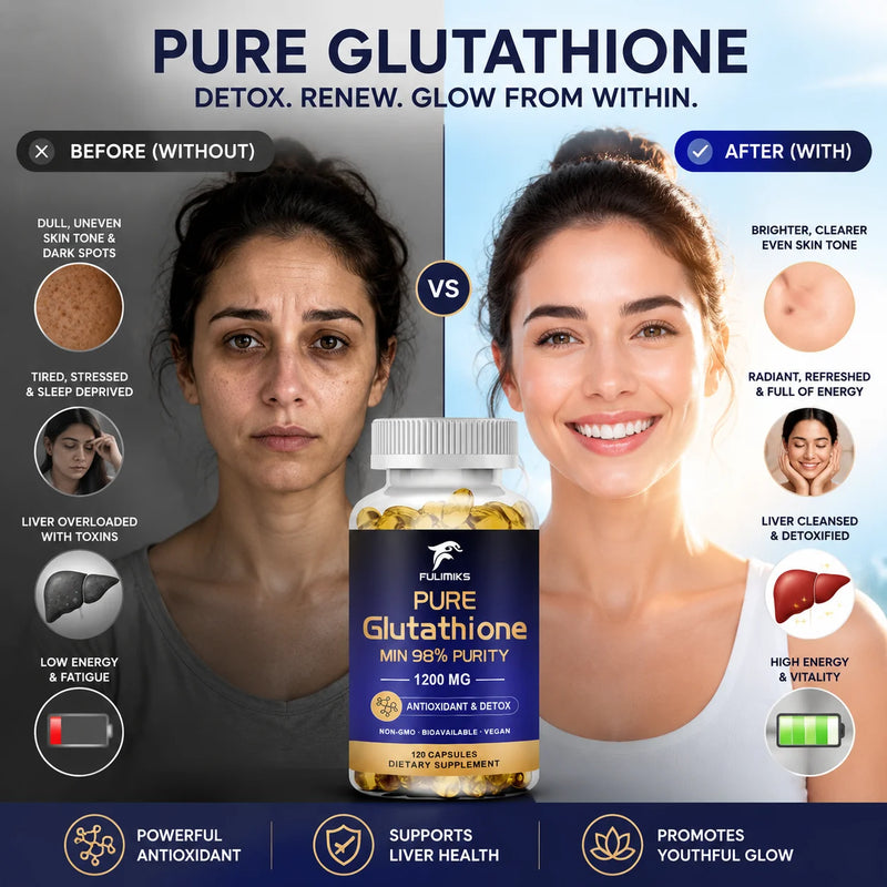 Glutathion Pur — Antioxydant, Détox & Soutien Immunitaire