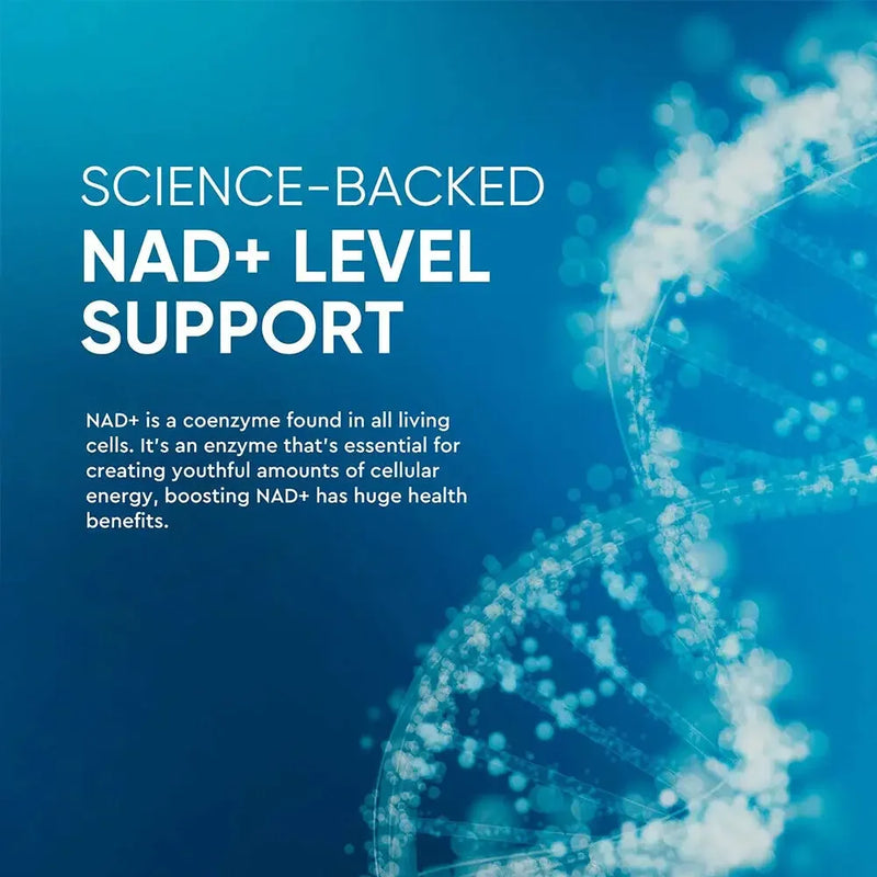 NAD+ Boost — Resvératrol & Vitamine B3, Soutien Cellulaire